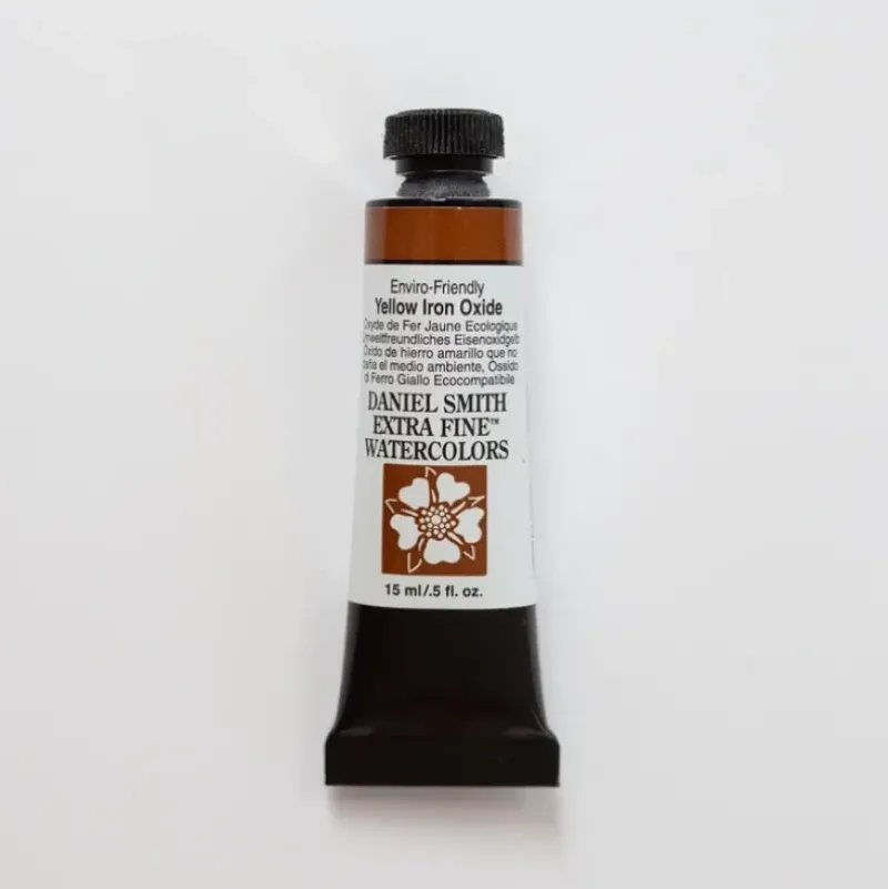 Daniel Smith Watercolor 15ml Extra Fine Eco-Friendly Yellow Iron Oxide 2 - Little Painter Art | Exploring the Endless Possibilities of Art| Pigment