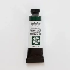 Daniel Smith Watercolor 15ml Extra Fine Deep Sap Green 3 - Little Painter Art | Exploring the Endless Possibilities of Art| Pigment