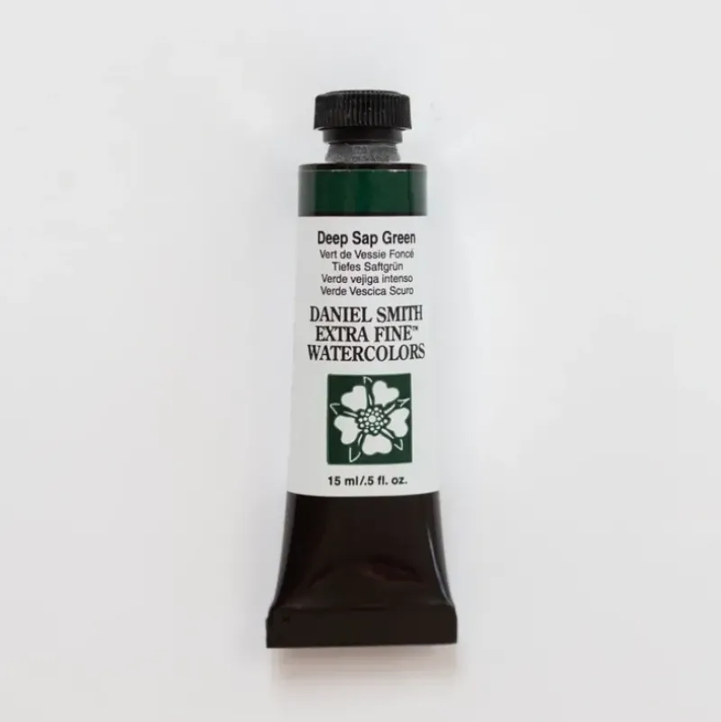 Daniel Smith Watercolor 15ml Extra Fine Deep Sap Green 3 - Little Painter Art | Exploring the Endless Possibilities of Art| Pigment