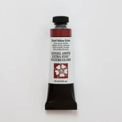Daniel Smith Watercolor 15ml Extra Fine Burnt Yellow Ochre 2 - Little Painter Art | Exploring the Endless Possibilities of Art| Pigment