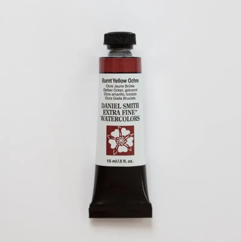 Daniel Smith Watercolor 15ml Extra Fine Burnt Yellow Ochre 2 - Little Painter Art | Exploring the Endless Possibilities of Art| Pigment