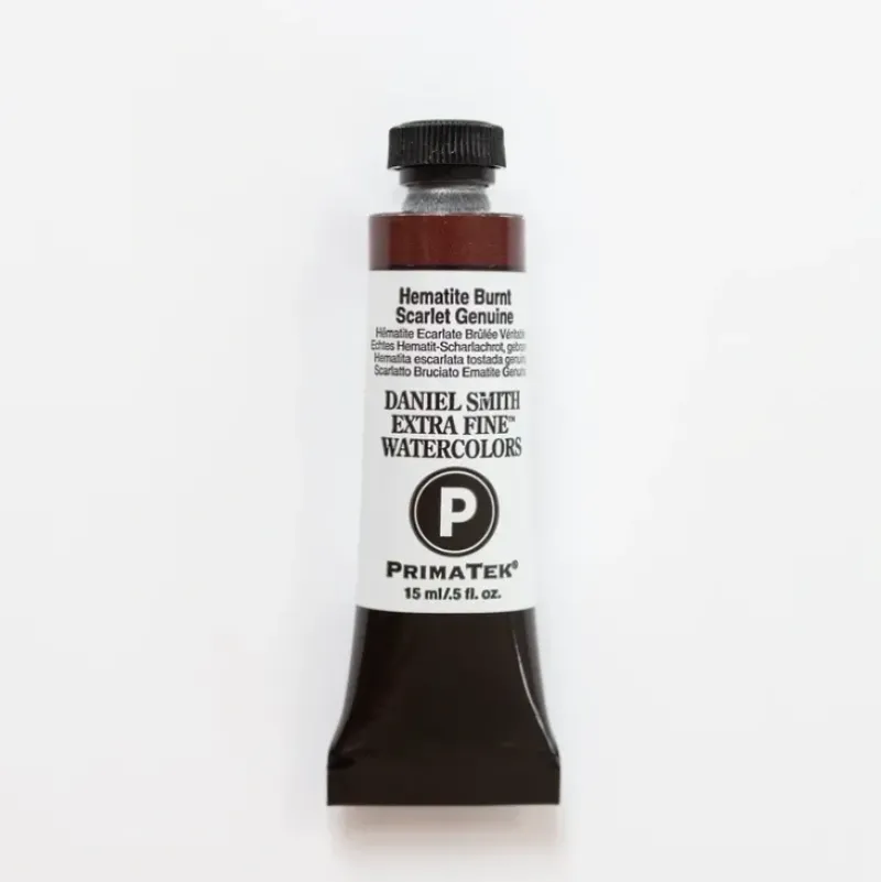 Daniel Smith Watercolor 15ml Primatek Hematite Burnt Scarlet Genuine 3 - Little Painter Art | Exploring the Endless Possibilities of Art| Pigment