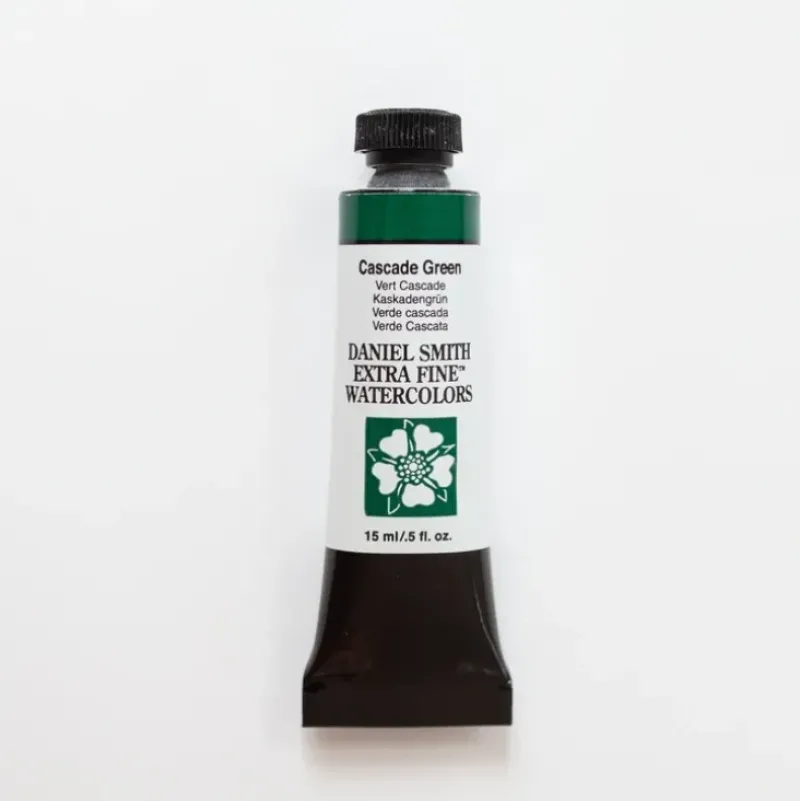 Daniel Smith Watercolor 15ml Extra Fine Cascade Green 1 - Little Painter Art | Exploring the Endless Possibilities of Art| Pigment