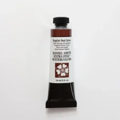 Daniel Smith Watercolor 15ml Extra Fine English Red Ochre 1 - Little Painter Art | Exploring the Endless Possibilities of Art| Pigment