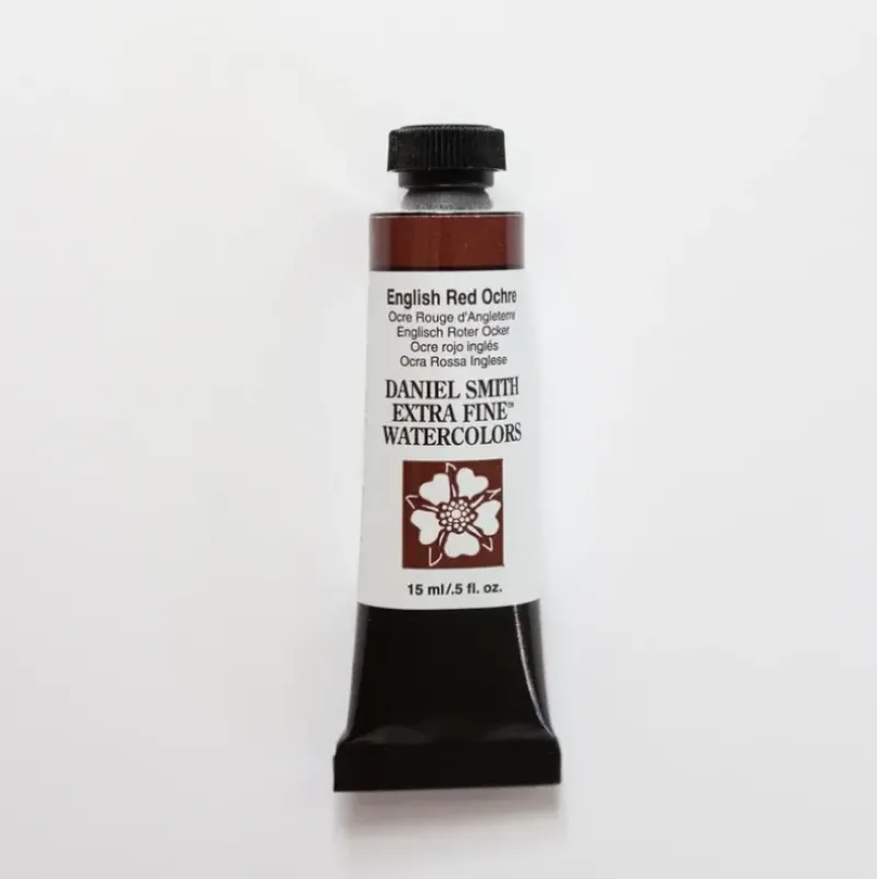 Daniel Smith Watercolor 15ml Extra Fine English Red Ochre 1 - Little Painter Art | Exploring the Endless Possibilities of Art| Pigment