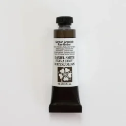 Daniel Smith Watercolor 15ml Extra Fine German Greenish Raw Umber 1 - Little Painter Art | Exploring the Endless Possibilities of Art| Pigment