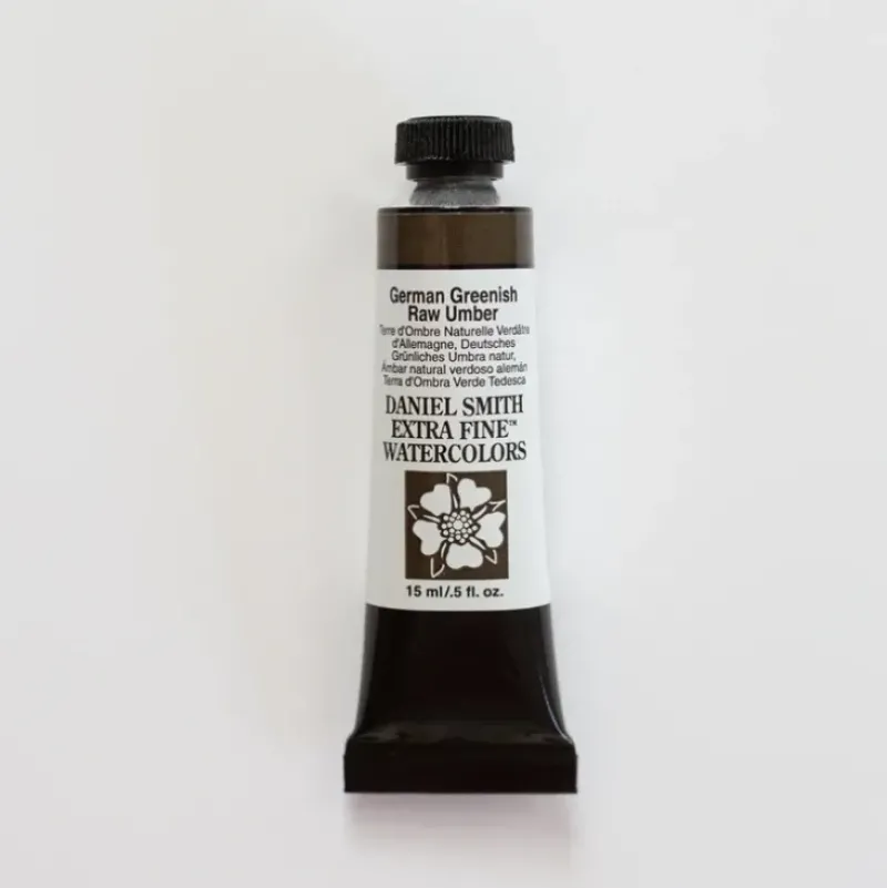 Daniel Smith Watercolor 15ml Extra Fine German Greenish Raw Umber 1 - Little Painter Art | Exploring the Endless Possibilities of Art| Pigment