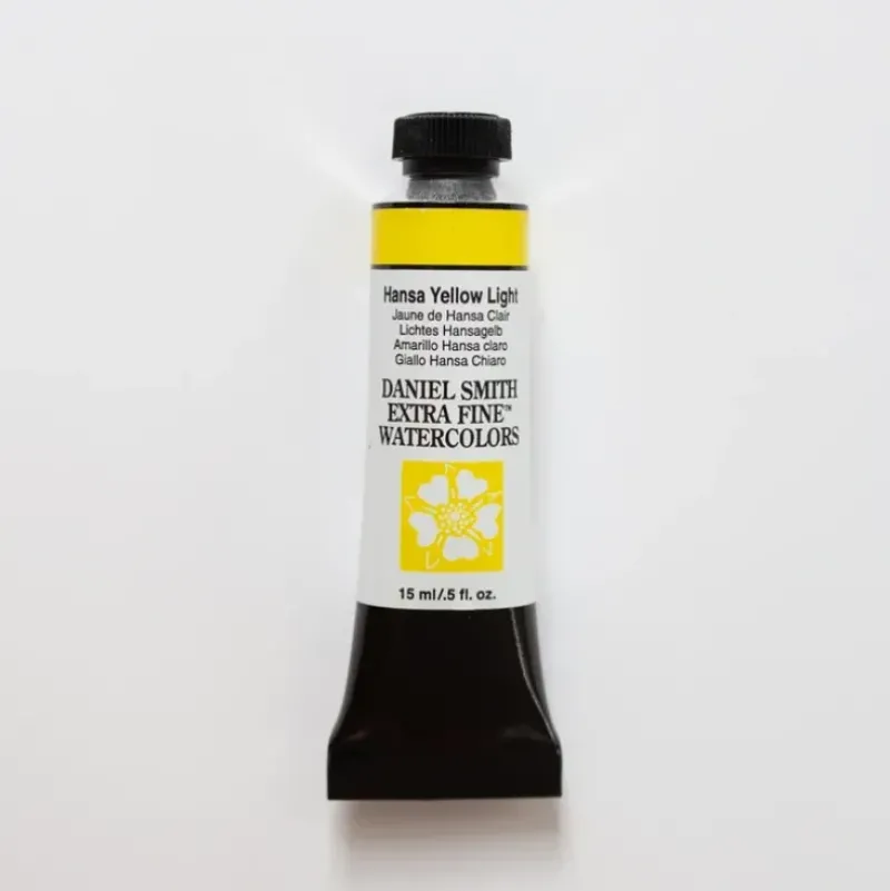 Daniel Smith Watercolor 15ml Extra Fine Hansa Yellow Light 1 - Little Painter Art | Exploring the Endless Possibilities of Art| Pigment