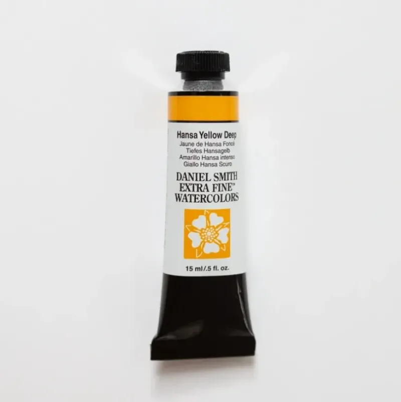 Daniel Smith Watercolor 15ml Extra Fine Hansa Yellow Deep 1 - Little Painter Art | Exploring the Endless Possibilities of Art| Pigment