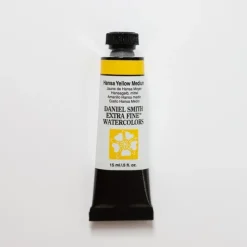 Daniel Smith Watercolor 15ml Extra Fine Hansa Yellow Medium 2 - Little Painter Art | Exploring the Endless Possibilities of Art| Pigment