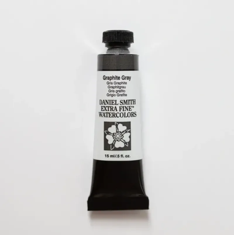 Daniel Smith Watercolor 15ml Extra Fine Graphite Gray 1 - Little Painter Art | Exploring the Endless Possibilities of Art| Pigment