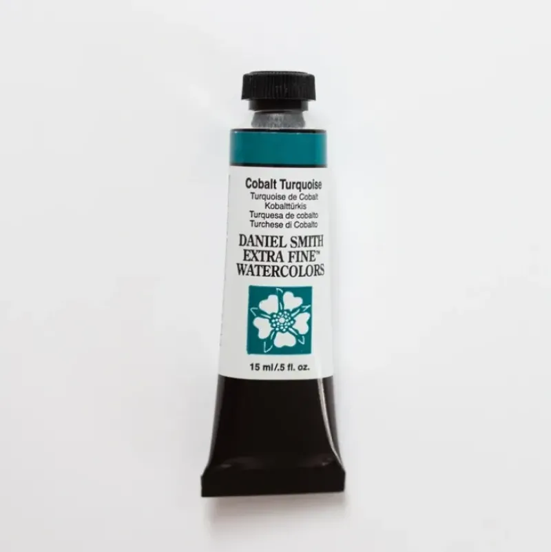 Daniel Smith Watercolor 15ml Extra Fine Cobalt Turquoise 3 - Little Painter Art | Exploring the Endless Possibilities of Art| Pigment