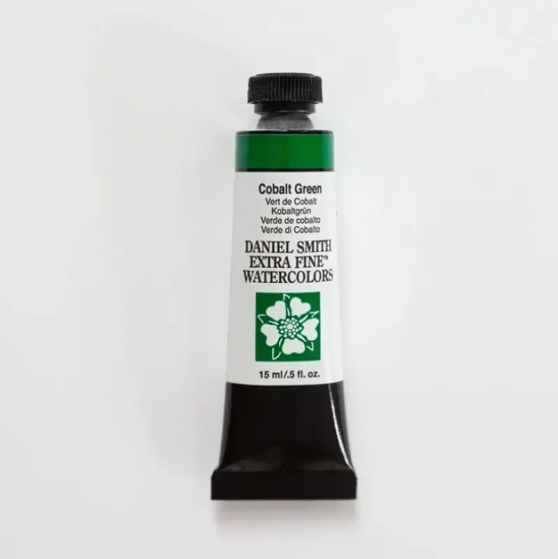 Daniel Smith Watercolor 15ml Extra Fine Cobalt Green 3 - Little Painter Art | Exploring the Endless Possibilities of Art| Pigment