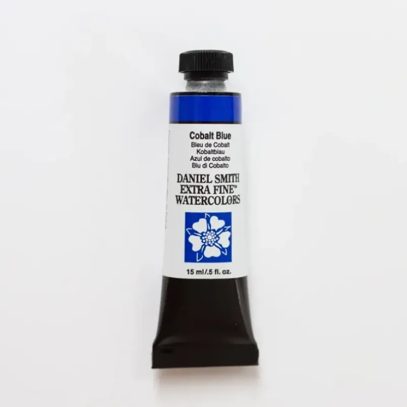 Daniel Smith Watercolor 15ml Extra Fine Cobalt Blue 3 - Little Painter Art | Exploring the Endless Possibilities of Art| Pigment