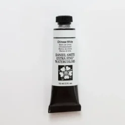 Daniel Smith Watercolor 15ml Extra Fine Chinese White 1 - Little Painter Art | Exploring the Endless Possibilities of Art| Pigment