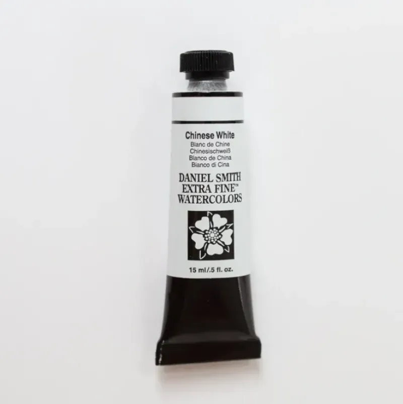 Daniel Smith Watercolor 15ml Extra Fine Chinese White 1 - Little Painter Art | Exploring the Endless Possibilities of Art| Pigment