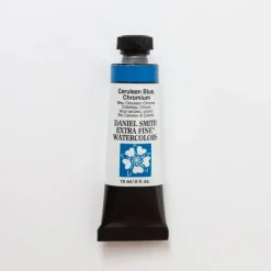 Daniel Smith Watercolor 15ml Extra Fine Cerulean Blue Chromium 2 - Little Painter Art | Exploring the Endless Possibilities of Art| Pigment