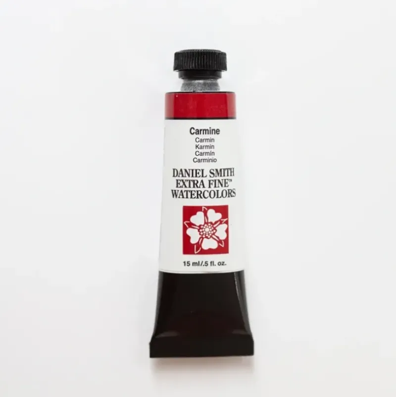 Daniel Smith Watercolor 15ml Extra Fine Carmine 2 - Little Painter Art | Exploring the Endless Possibilities of Art| Pigment