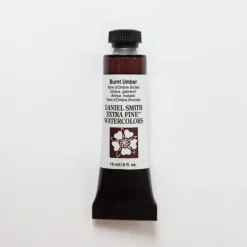 Daniel Smith Watercolor 15ml Extra Fine Burnt Umber 1 - Little Painter Art | Exploring the Endless Possibilities of Art| Pigment
