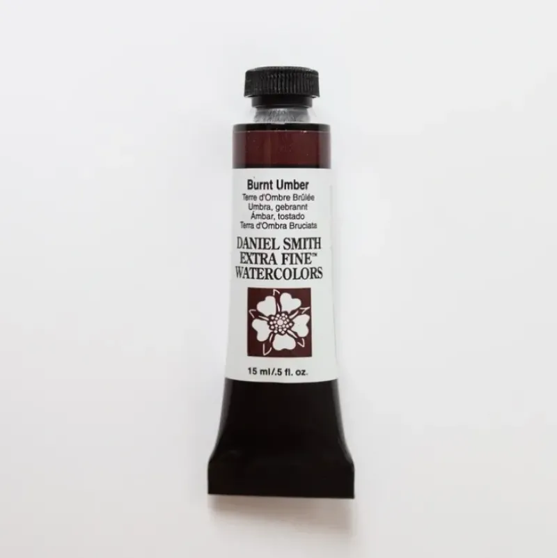 Daniel Smith Watercolor 15ml Extra Fine Burnt Umber 1 - Little Painter Art | Exploring the Endless Possibilities of Art| Pigment