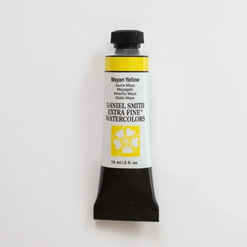 Daniel Smith Watercolor 15ml Extra Fine Mayan Yellow 3 - Little Painter Art | Exploring the Endless Possibilities of Art| Pigment