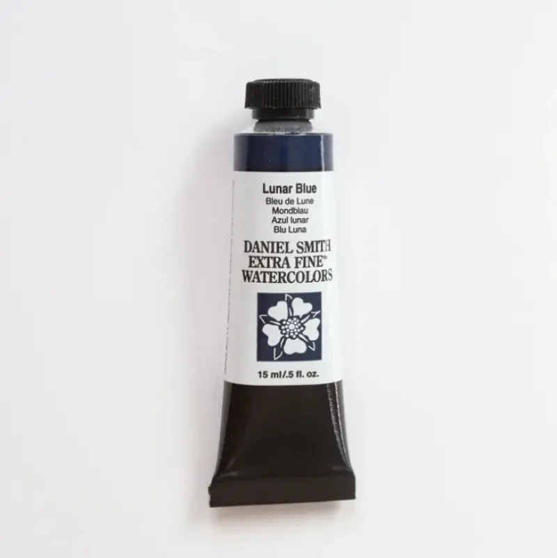 Daniel Smith Watercolor 15ml Extra Fine Lunar Blue 2 - Little Painter Art | Exploring the Endless Possibilities of Art| Pigment