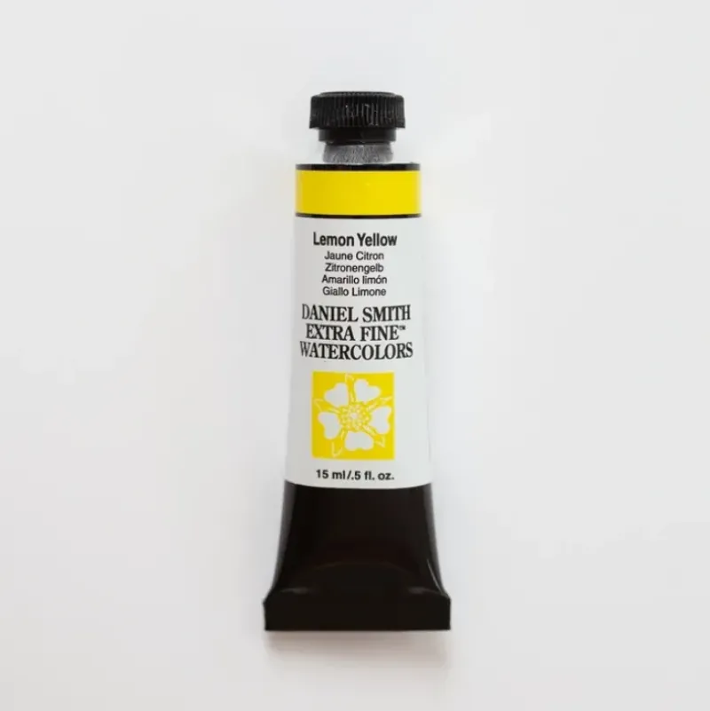 Daniel Smith Watercolor 15ml Extra Fine Lemon Yellow 1 - Little Painter Art | Exploring the Endless Possibilities of Art| Pigment