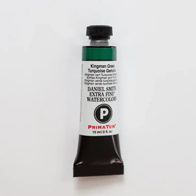 Daniel Smith Watercolor 15ml Primatek Kingman Green Turquoise Genuine 5 - Little Painter Art | Exploring the Endless Possibilities of Art| Pigment