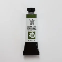 Daniel Smith Watercolor 15ml Extra Fine Olive Green 1 - Little Painter Art | Exploring the Endless Possibilities of Art| Pigment