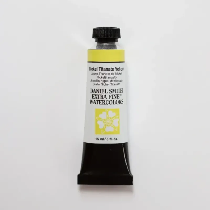 Daniel Smith Watercolor 15ml Extra Fine Nickel Titanate Yellow 1 - Little Painter Art | Exploring the Endless Possibilities of Art| Pigment