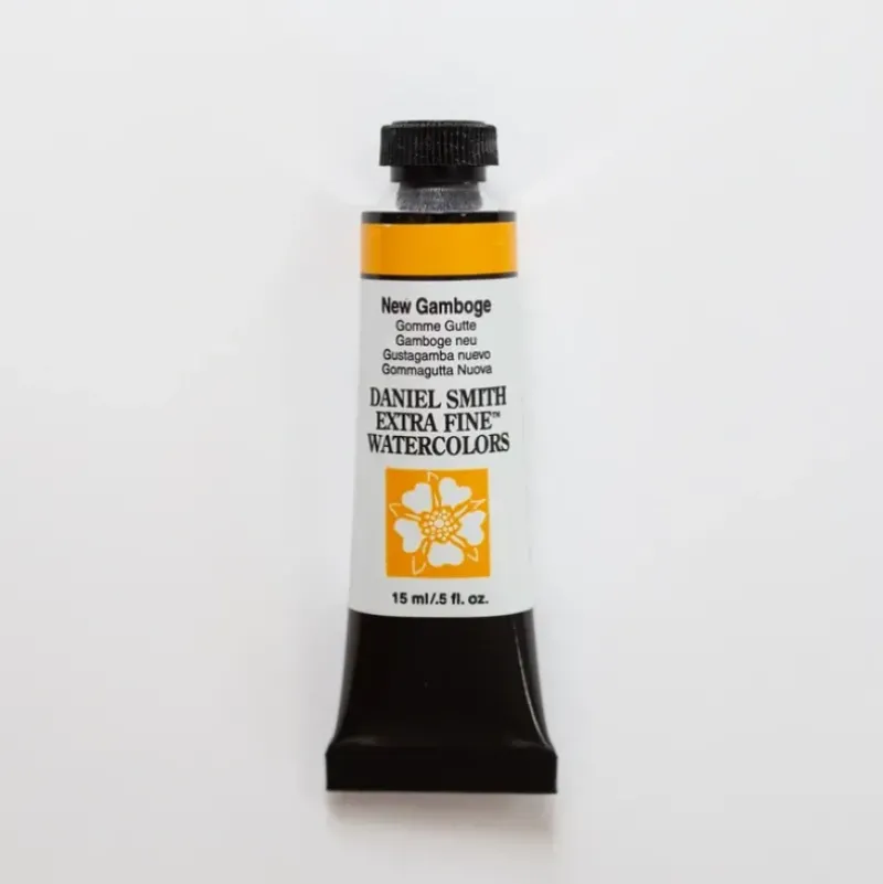 Daniel Smith Watercolor 15ml Extra Fine New Gamboge 1 - Little Painter Art | Exploring the Endless Possibilities of Art| Pigment
