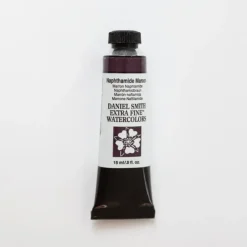 Daniel Smith Watercolor 15ml Extra Fine Naphthamide Maroon 1 - Little Painter Art | Exploring the Endless Possibilities of Art| Pigment