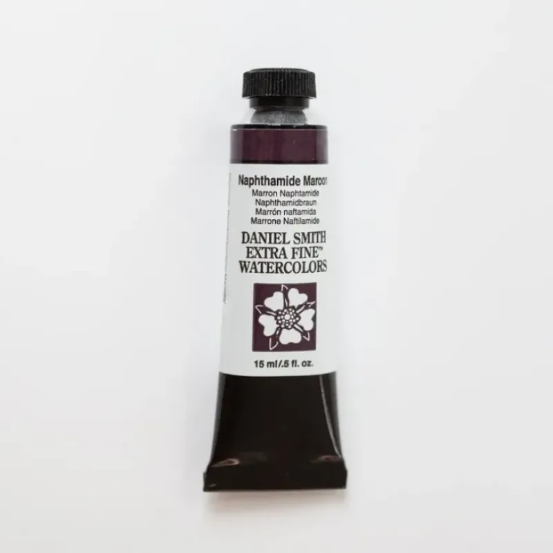 Daniel Smith Watercolor 15ml Extra Fine Naphthamide Maroon 1 - Little Painter Art | Exploring the Endless Possibilities of Art| Pigment