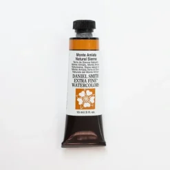 Daniel Smith Watercolor 15ml Extra Fine Monte Amiata Natural Sienna 1 - Little Painter Art | Exploring the Endless Possibilities of Art| Pigment
