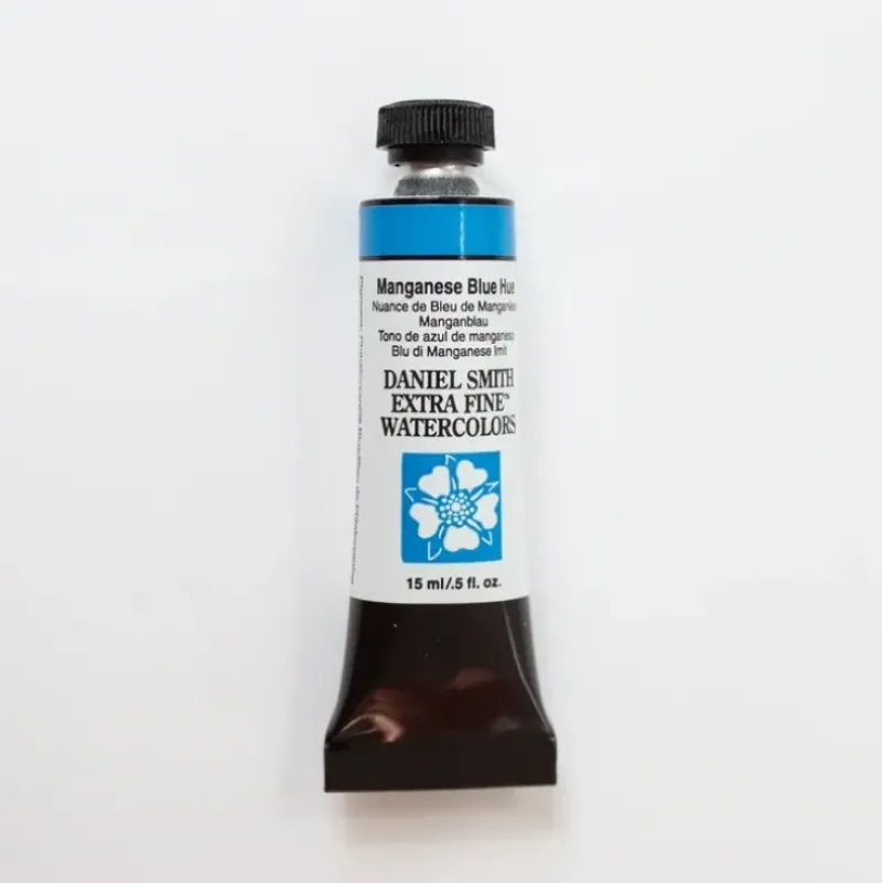 Daniel Smith Watercolor 15ml Extra Fine Manganese Blue Hue 1 - Little Painter Art | Exploring the Endless Possibilities of Art| Pigment