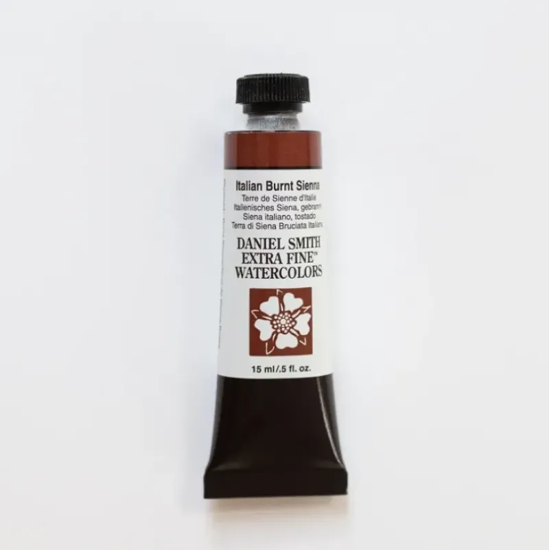 Daniel Smith Watercolor 15ml Extra Fine Italian Burnt Sienna 2 - Little Painter Art | Exploring the Endless Possibilities of Art| Pigment