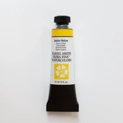 Daniel Smith Watercolor 15ml Extra Fine Indian Yellow 3 - Little Painter Art | Exploring the Endless Possibilities of Art| Pigment