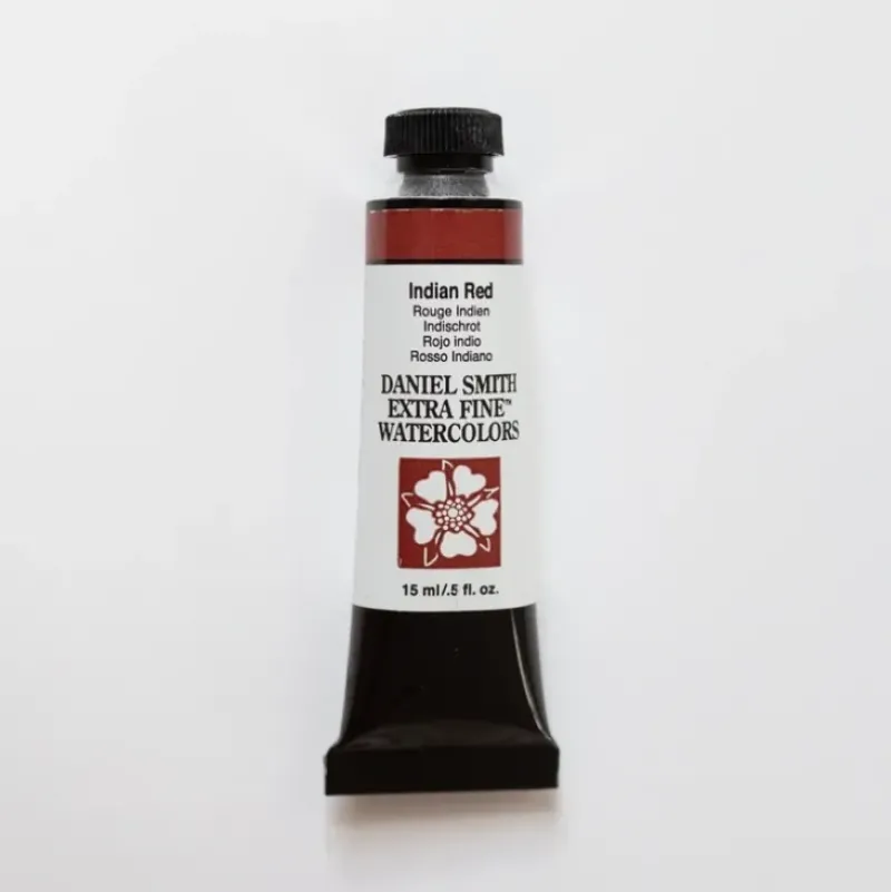 Daniel Smith Watercolor 15ml Extra Fine Indian Red 1 - Little Painter Art | Exploring the Endless Possibilities of Art| Pigment