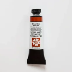 Daniel Smith Watercolor 15ml Extra Fine Quinacridone Deep Gold 2 - Little Painter Art | Exploring the Endless Possibilities of Art| Pigment