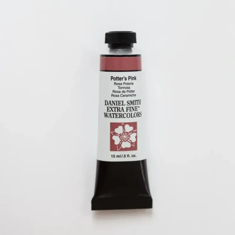 Daniel Smith Watercolor 15ml Extra Fine Potter's Pink 3 - Little Painter Art | Exploring the Endless Possibilities of Art| Pigment