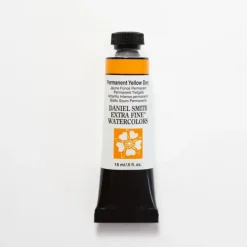 Daniel Smith Watercolor 15ml Extra Fine Permanent Yellow Deep 2 - Little Painter Art | Exploring the Endless Possibilities of Art| Pigment