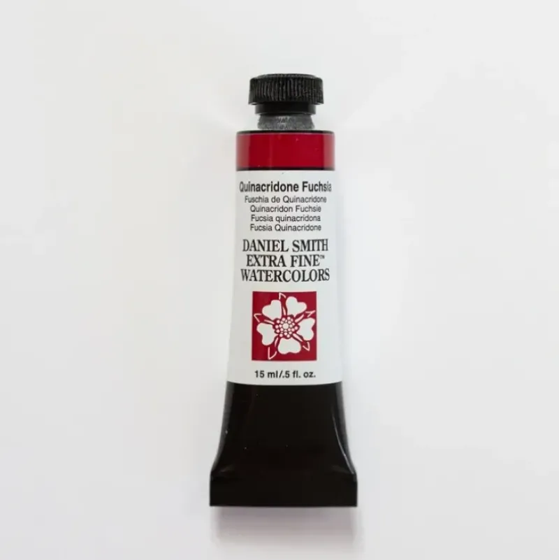 Daniel Smith Watercolor 15ml Extra Fine Quinacridone Fuchsia 2 - Little Painter Art | Exploring the Endless Possibilities of Art| Pigment