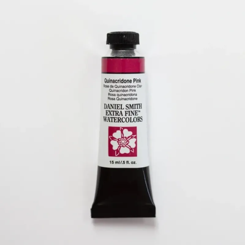 Daniel Smith Watercolor 15ml Extra Fine Quinacridone Pink 2 - Little Painter Art | Exploring the Endless Possibilities of Art| Pigment