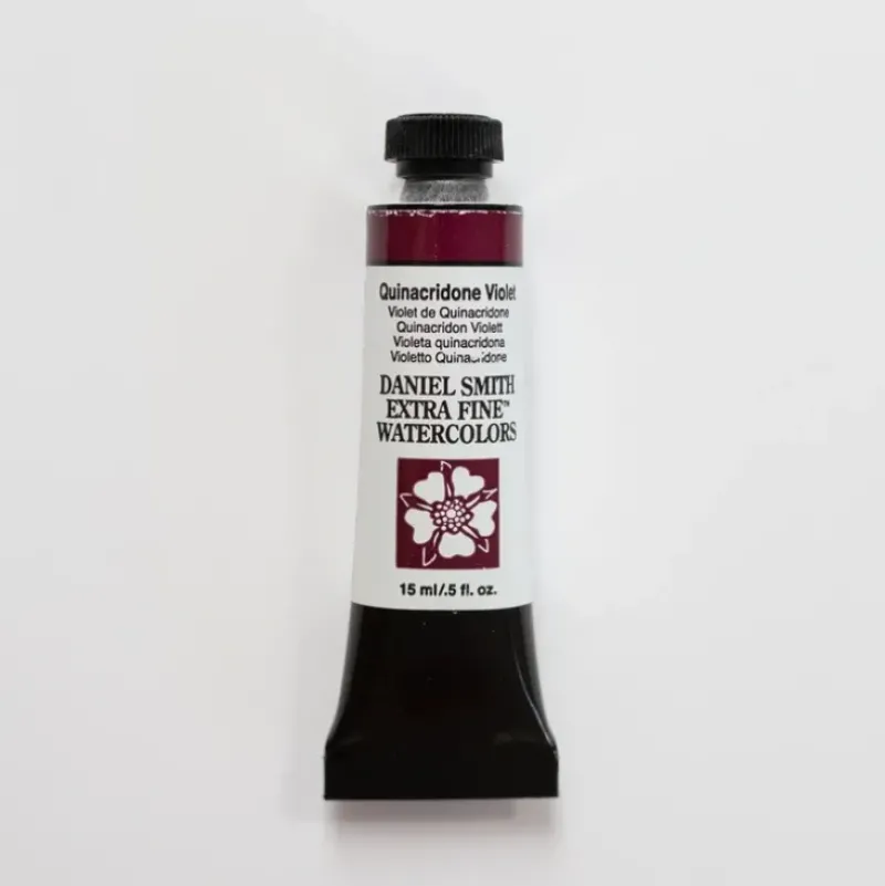 Daniel Smith Watercolor 15ml Extra Fine Quinacridone Violet 2 - Little Painter Art | Exploring the Endless Possibilities of Art| Pigment