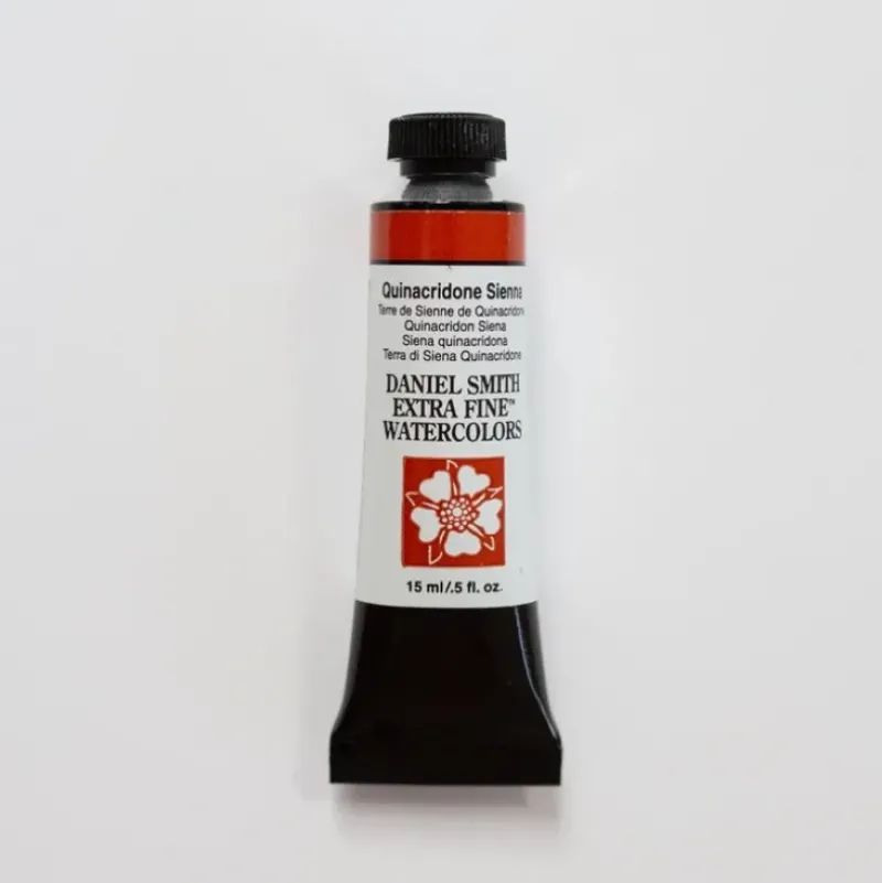 Daniel Smith Watercolor 15ml Extra Fine Quinacridone Sienna 2 - Little Painter Art | Exploring the Endless Possibilities of Art| Pigment