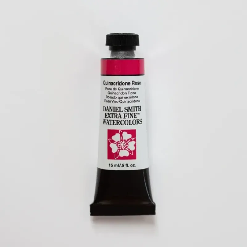 Daniel Smith Watercolor 15ml Extra Fine Quinacridone Rose 2 - Little Painter Art | Exploring the Endless Possibilities of Art| Pigment