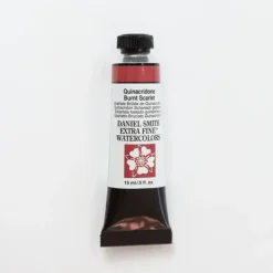 Daniel Smith Watercolor 15ml Extra Fine Quinacridone Burnt Scarlet 2 - Little Painter Art | Exploring the Endless Possibilities of Art| Pigment