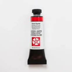 Daniel Smith Watercolor 15ml Extra Fine Pyrrol Scarlet 3 - Little Painter Art | Exploring the Endless Possibilities of Art| Pigment