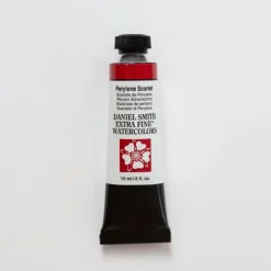 Daniel Smith Watercolor 15ml Extra Fine Perylene Scarlet 3 - Little Painter Art | Exploring the Endless Possibilities of Art| Pigment