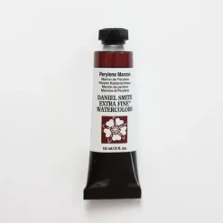 Daniel Smith Watercolor 15ml Extra Fine Perylene Maroon 3 - Little Painter Art | Exploring the Endless Possibilities of Art| Pigment